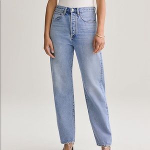 Agolde 90s jeans in snapshot